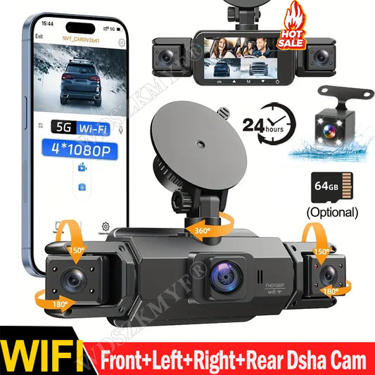 DashCam Avant arrière gauche droite