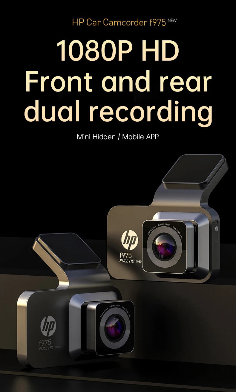 HP Dashcam e HD Vision nocturne