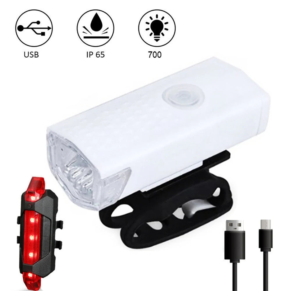 Vélo lumière USB LED Rechargeable