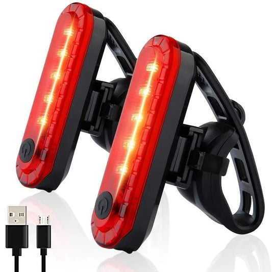 Feu arrière de vélo LED rechargeable par USB