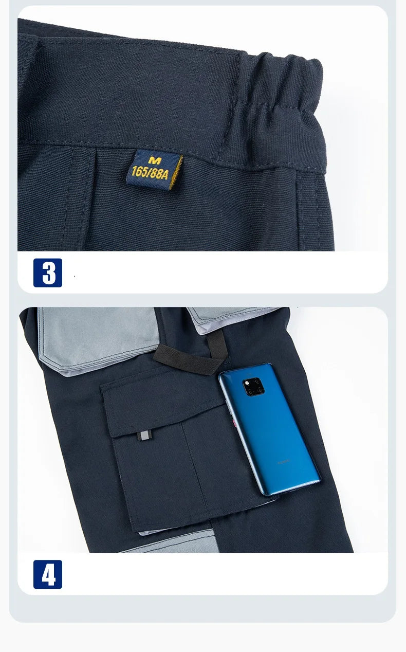 Pantalons de travail pantalons de travail pour hommes pantalons Cargo hommes vêtements de travail multi-poches randonnée en plein air pantalons de jogging poches fonctionnelles pantalons