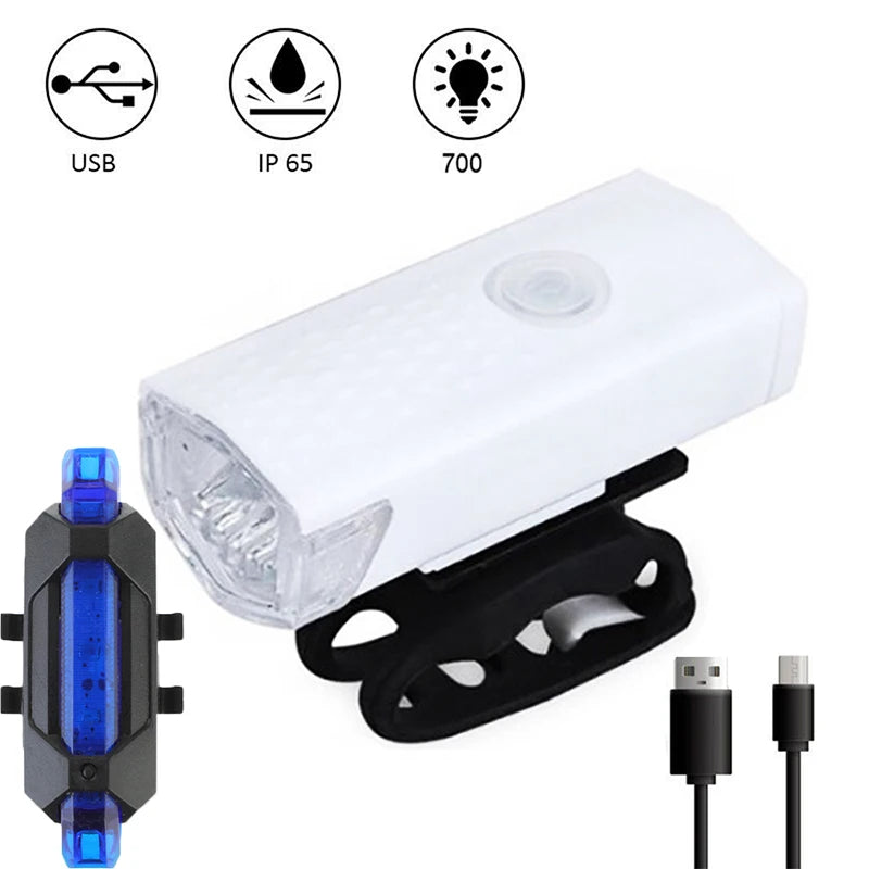 Vélo lumière USB LED Rechargeable