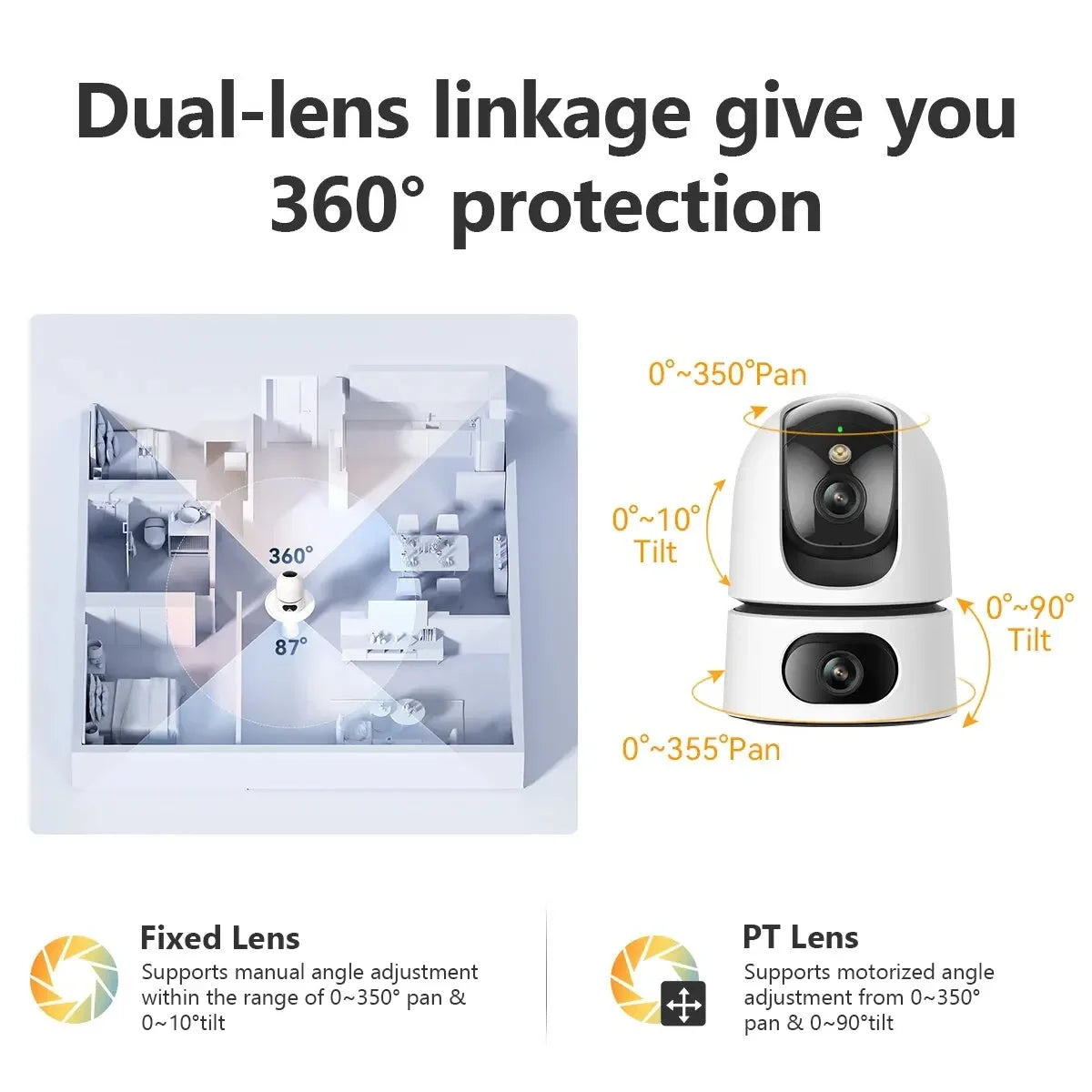 IMOU 6/8MP Camera Smart Night Vision Audio Monitor