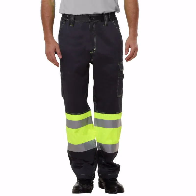 pantalon de travail homme multi poches cargo résistant