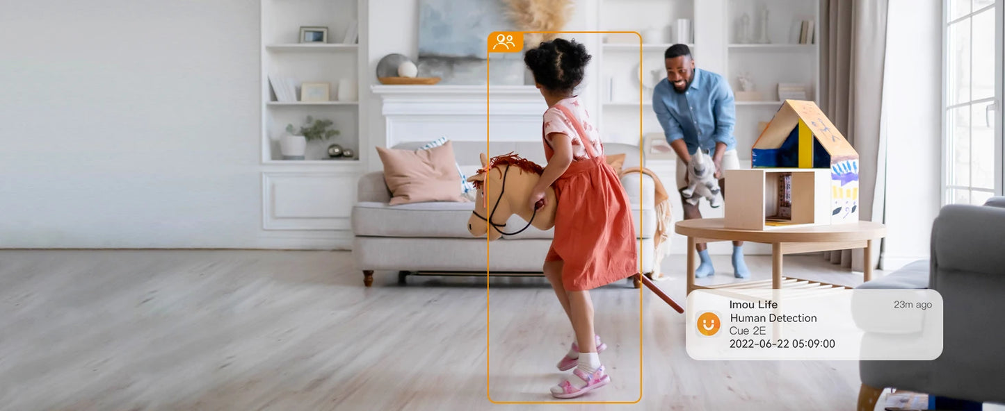 IMOU Cue 2E 3MP Wifi caméra de sécurité intérieure bébé