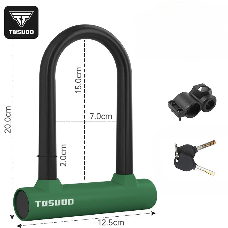 Cadenas de vélo de route en U, étanche et Durable, antivol