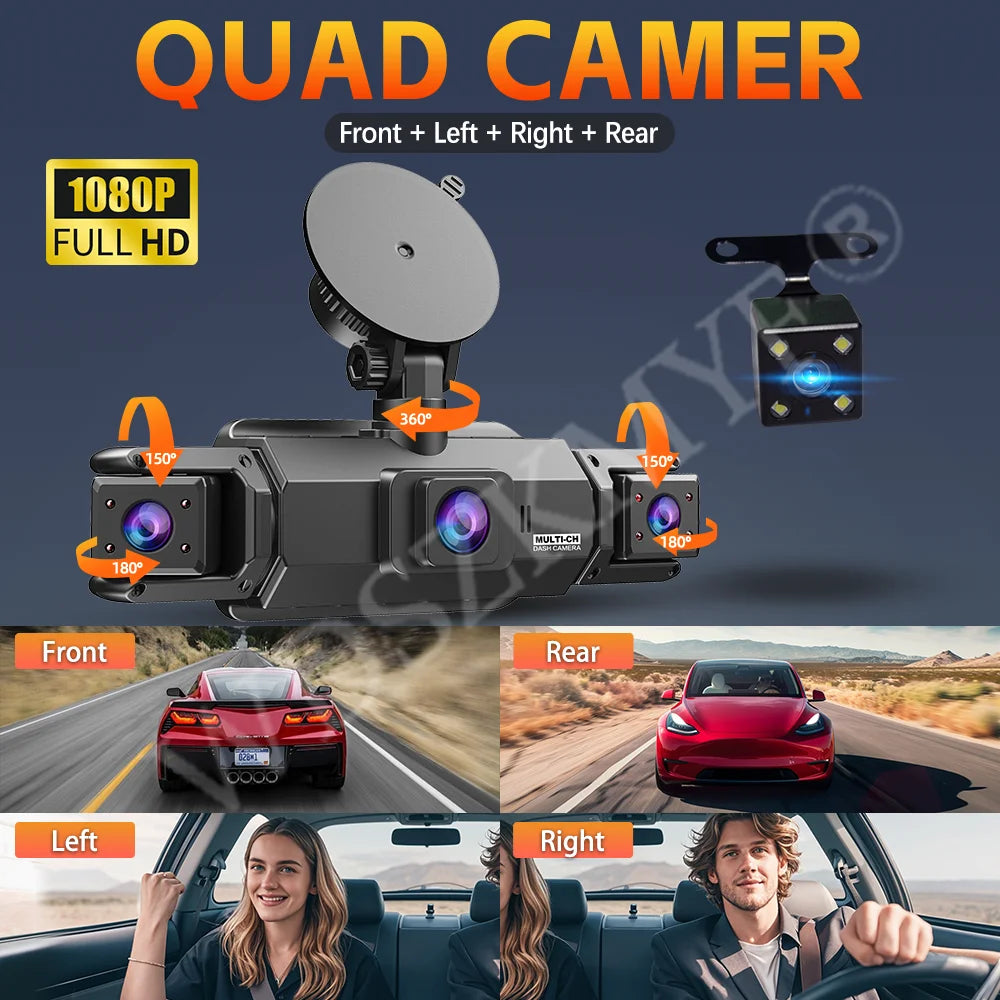 DashCam Avant arrière gauche droite