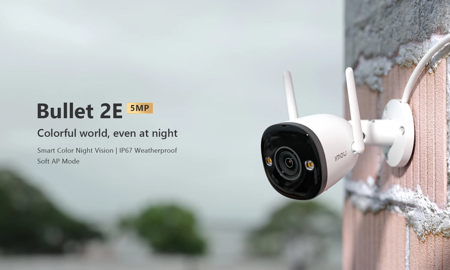 IMOU Caméra Bullet WIFI projecteur Etanche 5MP