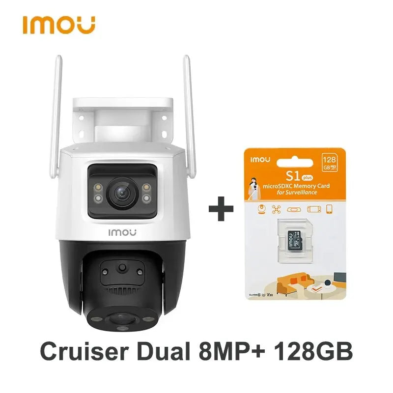 IMOU-Caméra de surveillance extérieure IP 8MP Cruiser