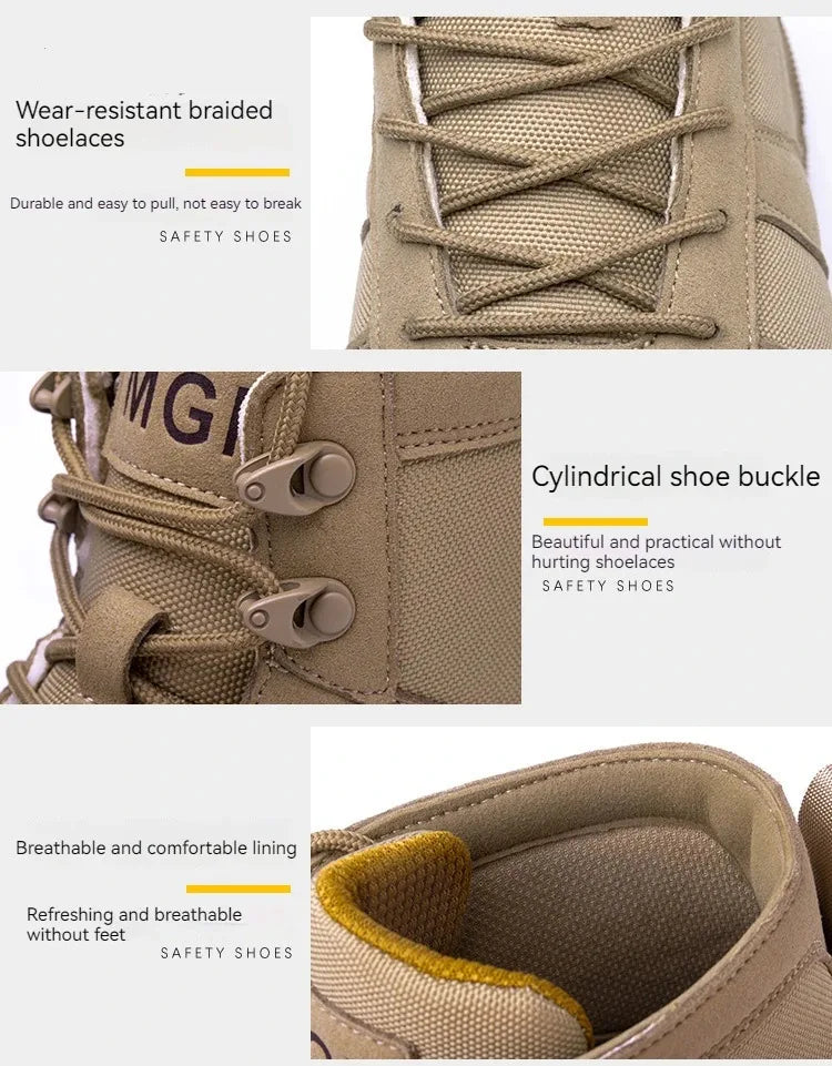 Bottes de travail chaussures de sécurité indestructibles