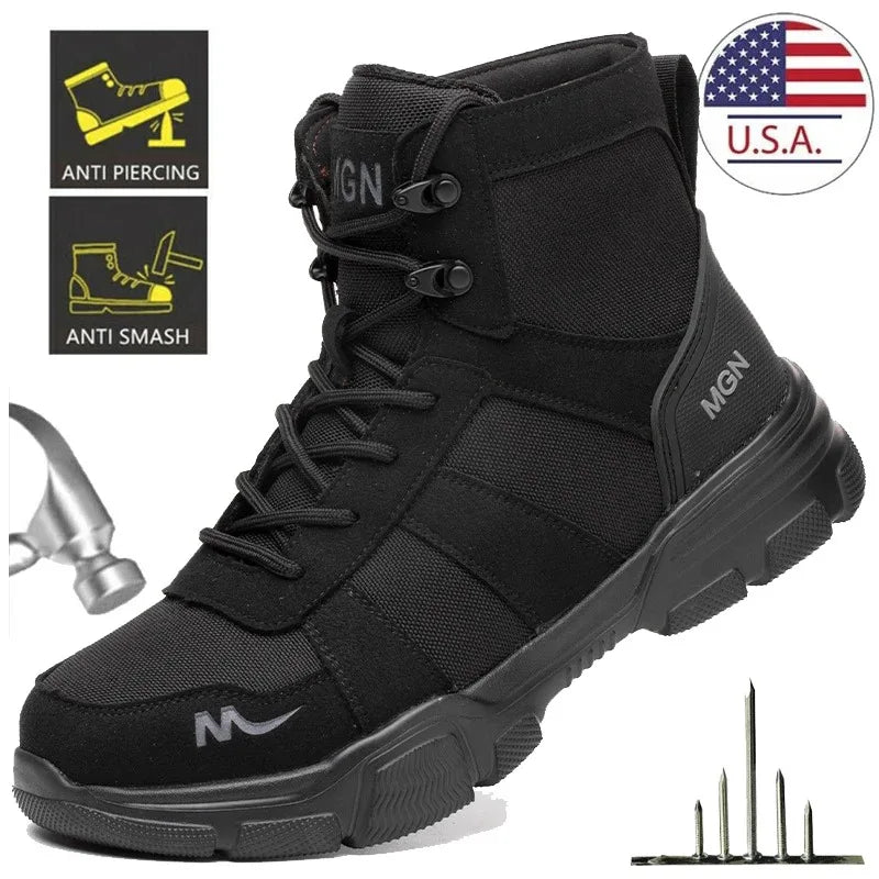Bottes de travail chaussures de sécurité indestructibles