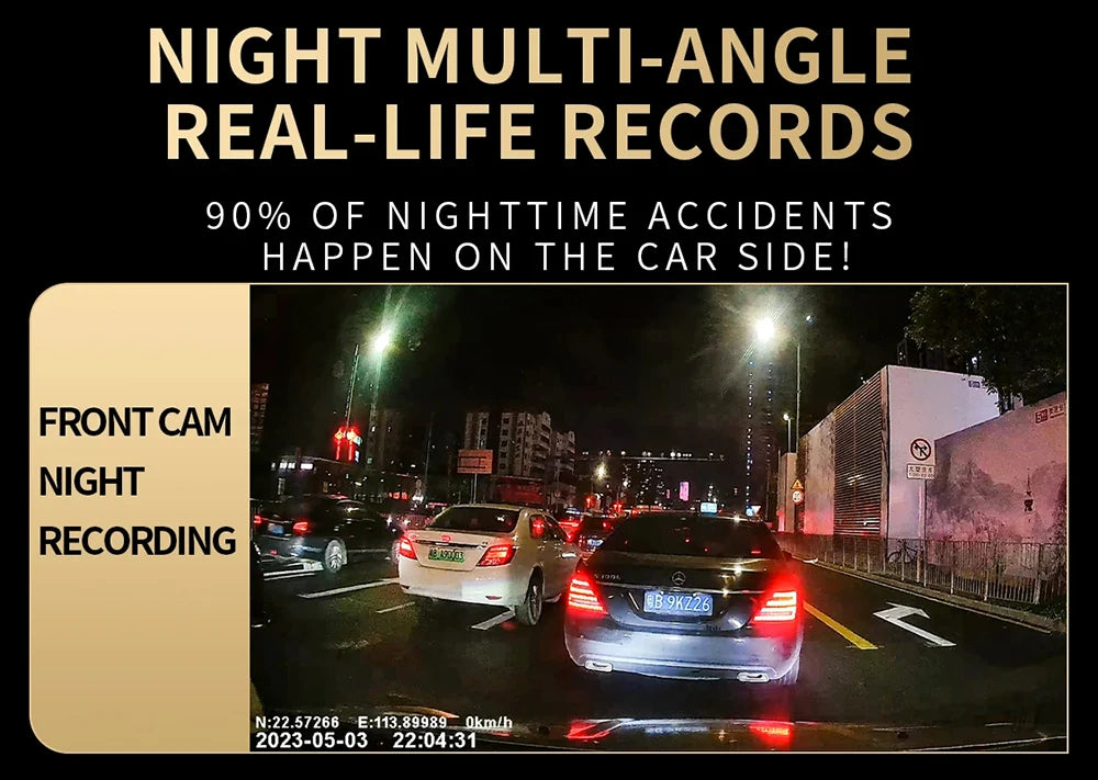DashCam Avant arrière gauche droite