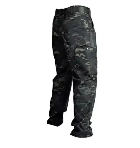 multi-pocket work pants for men
