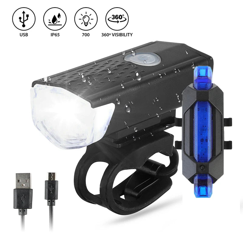 Vélo lumière USB LED Rechargeable