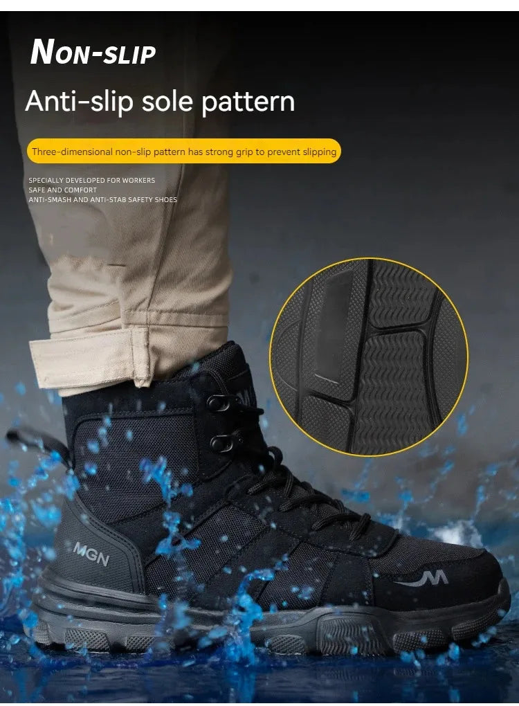Bottes de travail chaussures de sécurité indestructibles
