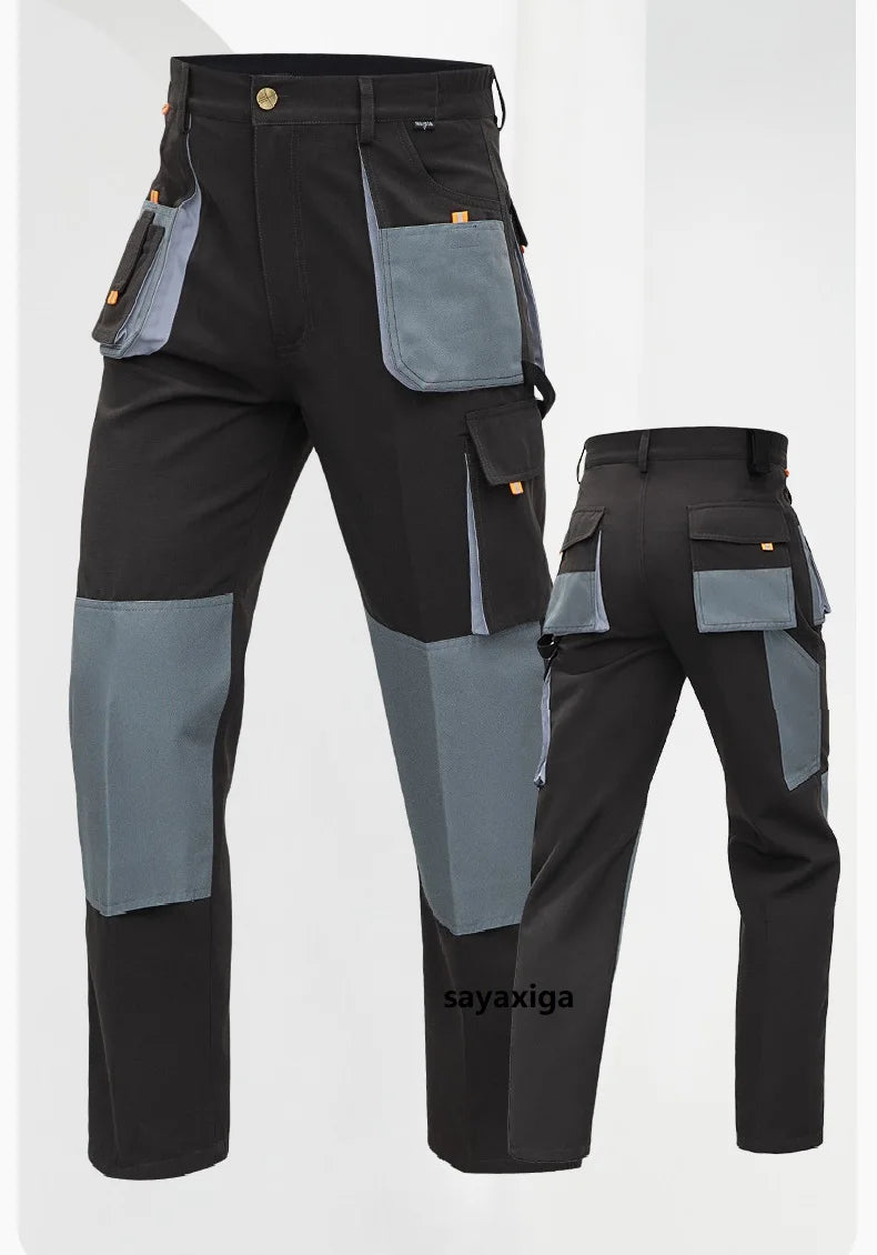 Pantalons de travail pantalons de travail pour hommes pantalons Cargo hommes vêtements de travail multi-poches randonnée en plein air pantalons de jogging poches fonctionnelles pantalons