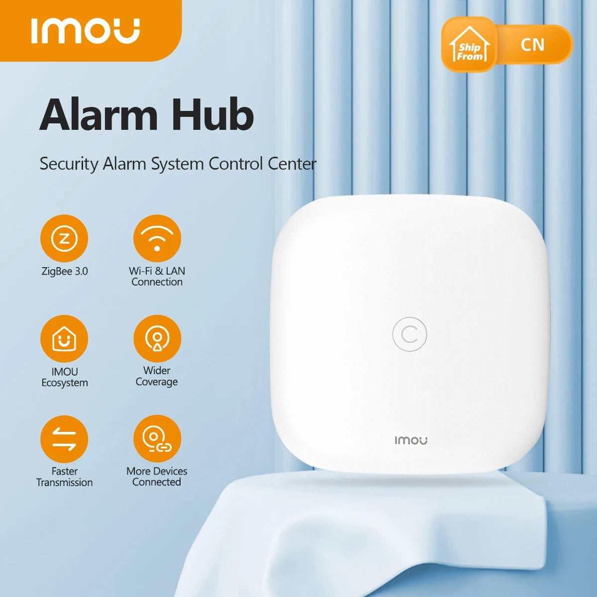 IMOU Détecteur de porte et fenêtre WiFi intelligent