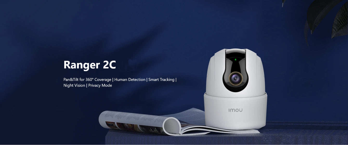 IMOU Caméra Ranger  5MP Wifi Sécurité 360 °  Audio
