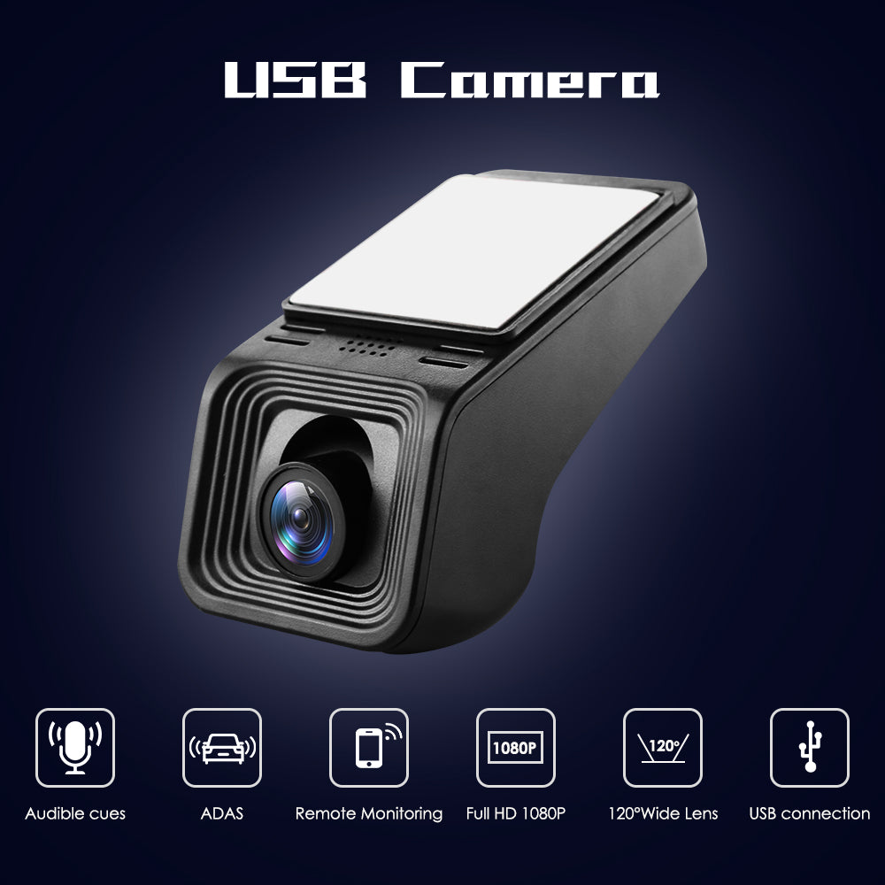 Caméra voiture DVR HD USB GPS Vision nocturne