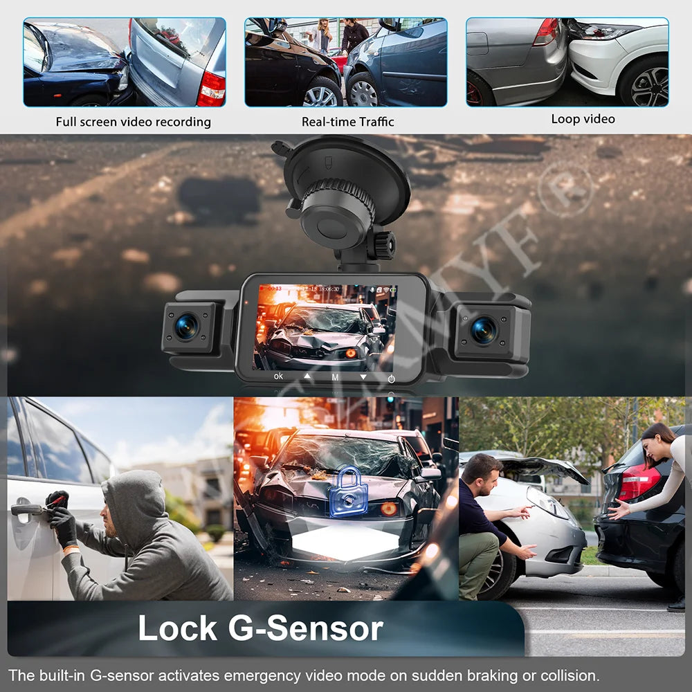 DashCam Avant arrière gauche droite