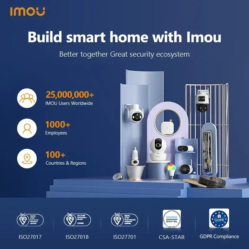 Caméra IP IMOU 4MP 1080P Ranger 2 360 °
