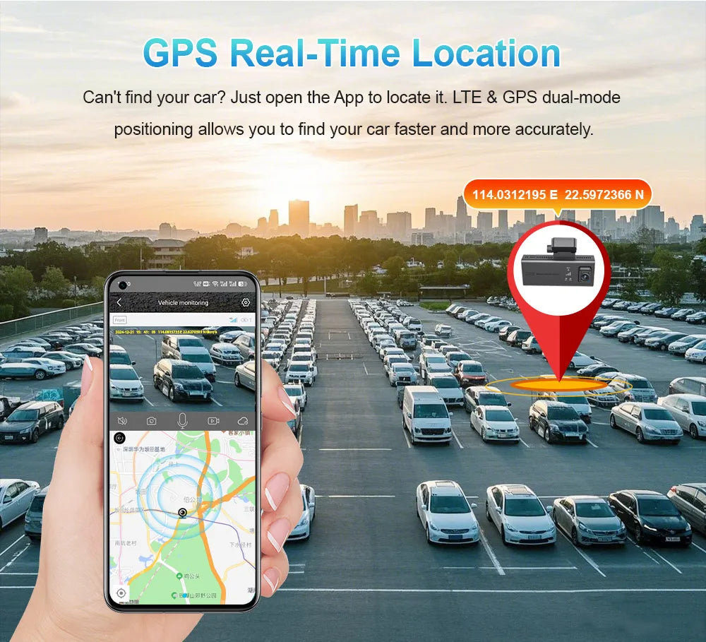 LS VISION 4G caméras de vue avant et arrière HD GPS
