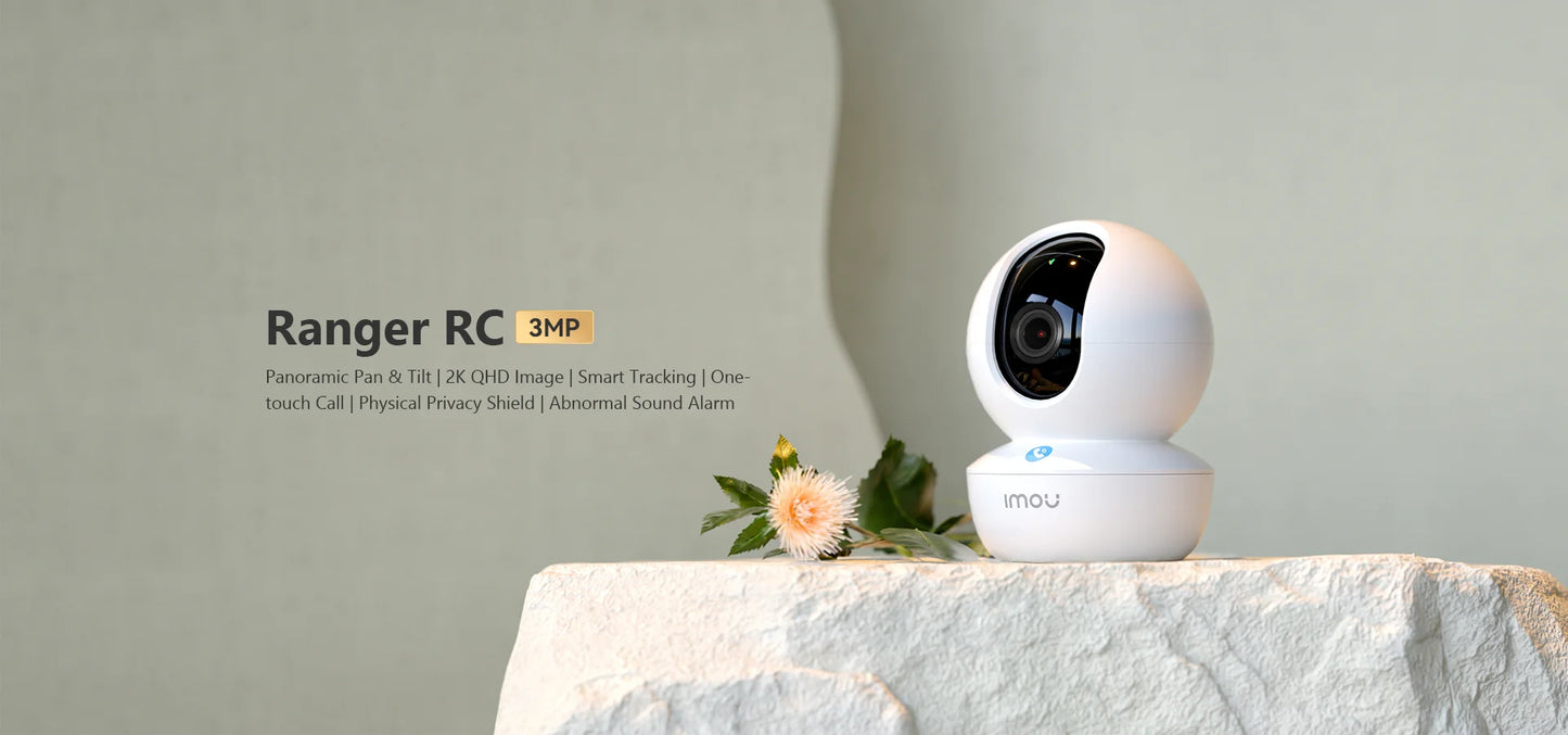 IMOU-Caméra de surveillance intérieure IP WiFi HD 3MP/5MP