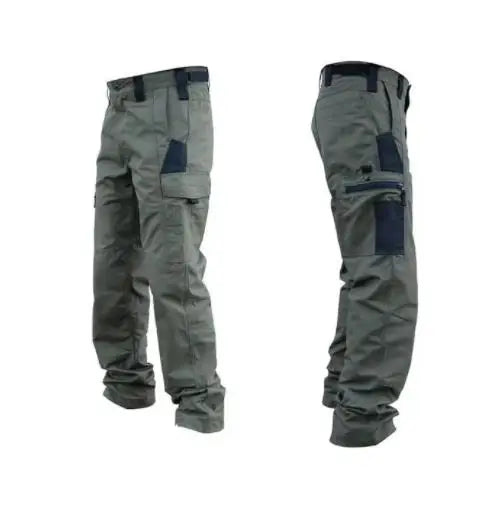 pantalon cargo homme camouflage noir imperméable ripstop
