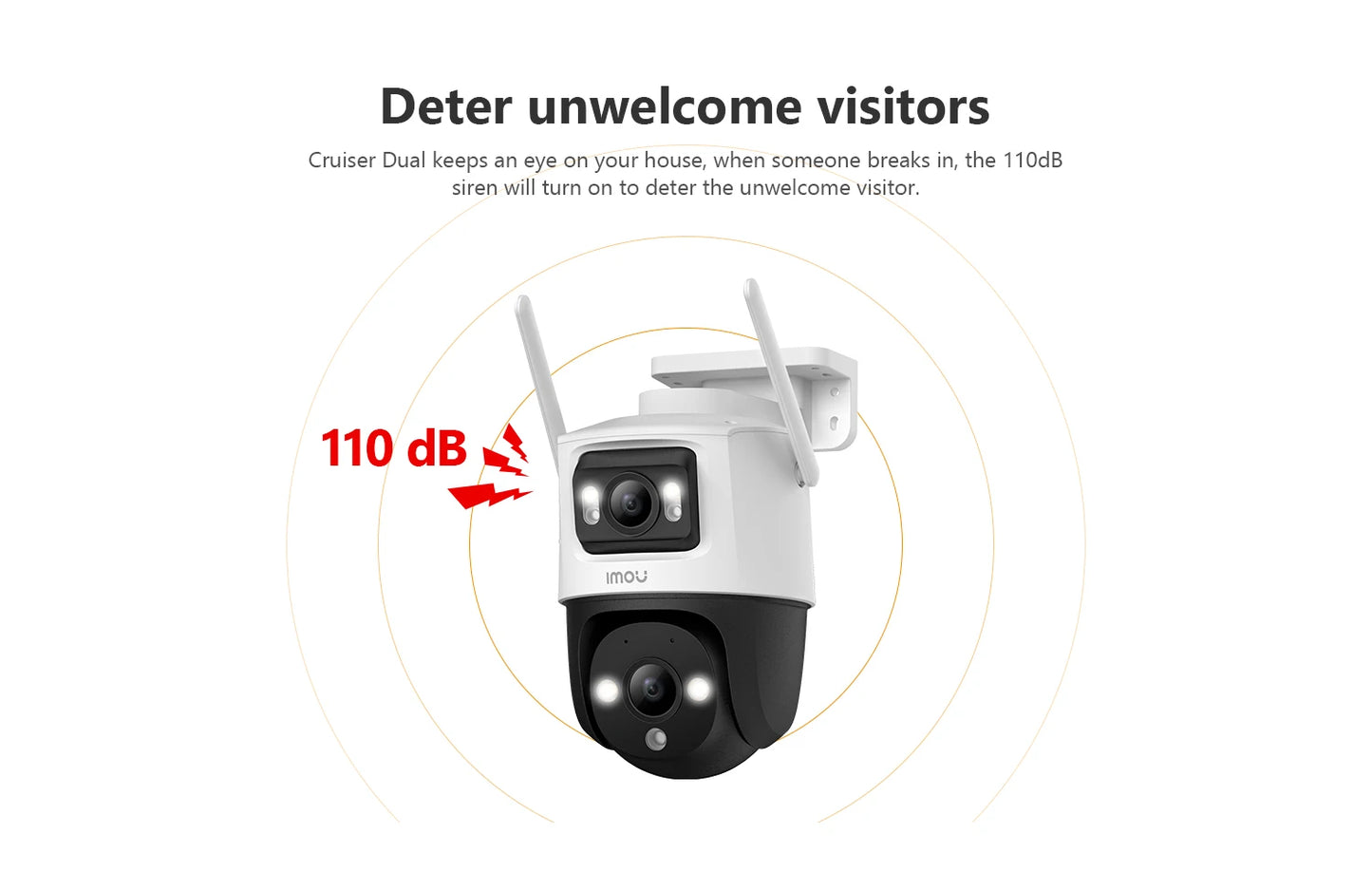 IMOU-Caméra de surveillance extérieure IP 8MP Cruiser