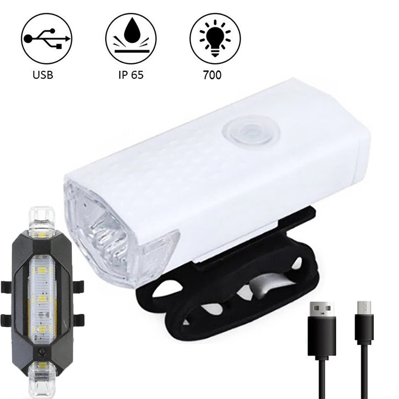 Vélo lumière USB LED Rechargeable