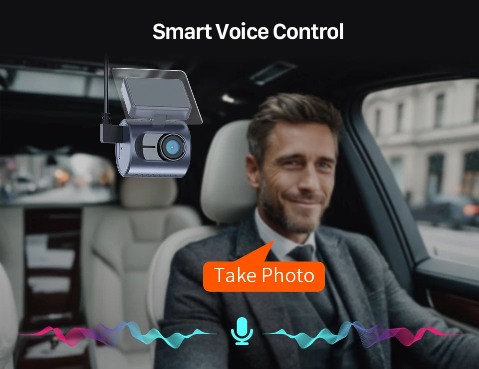 2K KAWA MINI 3 Pro caméras pour voiture DVR petite caméra de tableau de bord 24 Parking enregistreur vidéo automatique WiFi APP commande vocale voiture dashcam