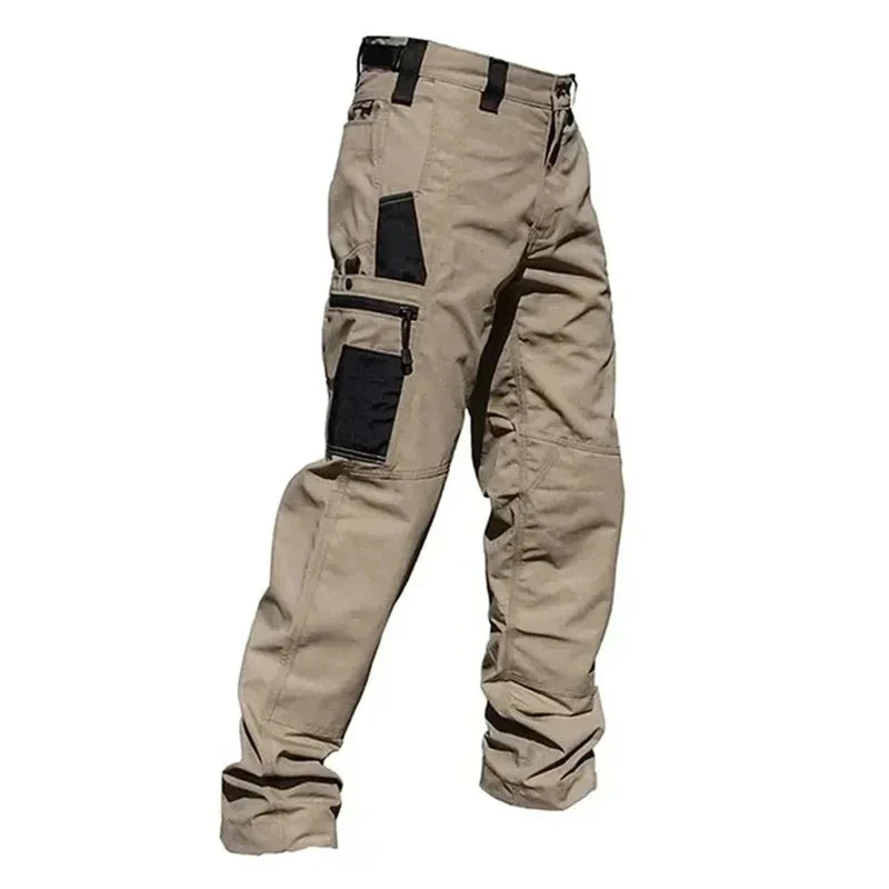 pantalon cargo homme camouflage noir imperméable ripstop