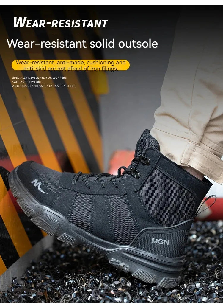 Bottes de travail chaussures de sécurité indestructibles