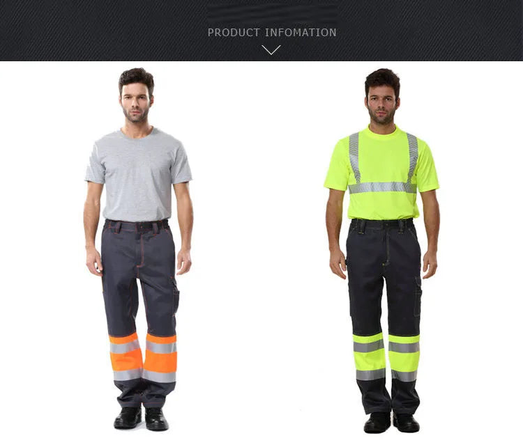 pantalon de travail homme multi poches cargo résistant
