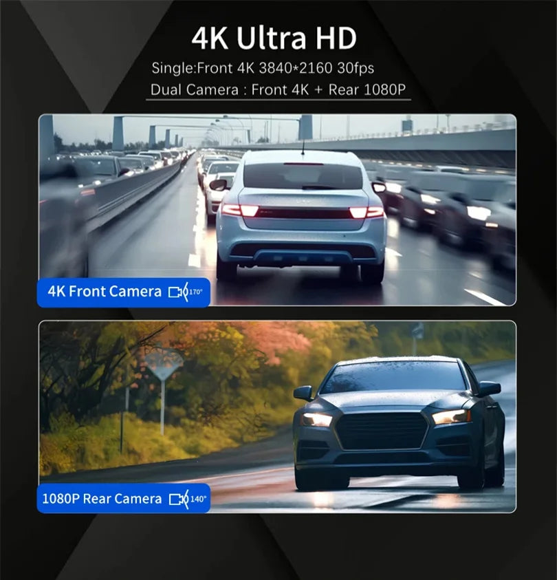 Caméra Prada UHD 4K avec GPS WiFi vision nocturne