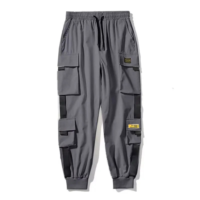 Pantalons de travail pour hommes, vêtements pour hommes à la mode pour le printemps et l'été, pantalons de travail de marque tendance pour spor pour hommes décontractés et amples