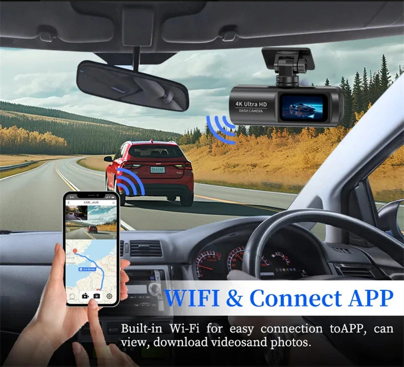 Caméra Prada UHD 4K avec GPS WiFi vision nocturne