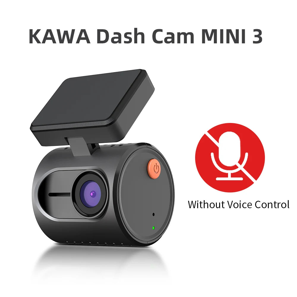 Mini Caméra  DVR, Enregistreur Vidéo, Commande Vocale d'Urgence, Vision Nocturne,