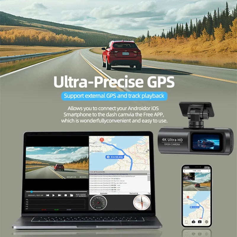 Caméra Prada UHD 4K avec GPS WiFi vision nocturne