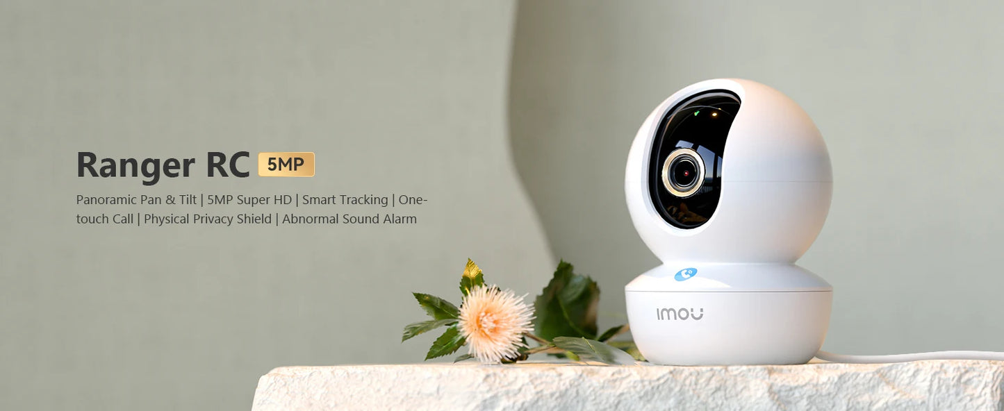 IMOU-Caméra de surveillance intérieure IP WiFi HD 3MP/5MP