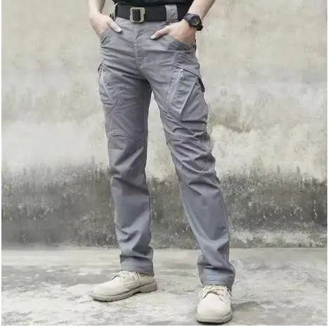 pantalon cargo homme camouflage noir imperméable ripstop