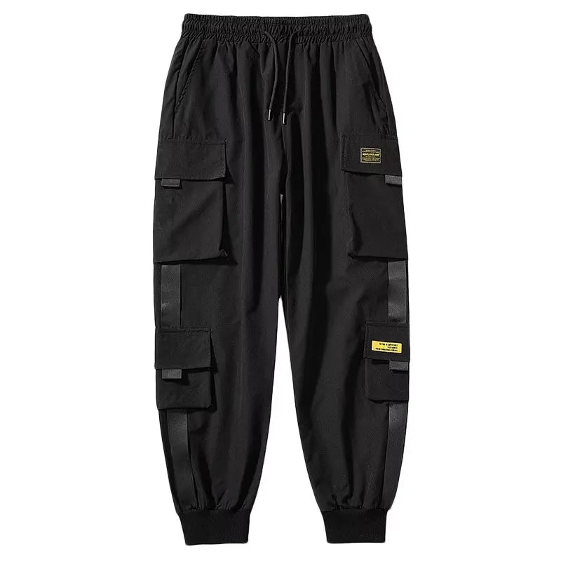 Pantalons de travail pour hommes, vêtements pour hommes à la mode pour le printemps et l'été, pantalons de travail de marque tendance pour spor pour hommes décontractés et amples