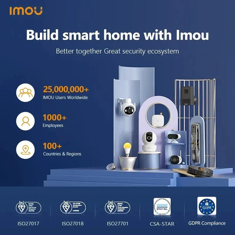 IMOU-Caméra de surveillance extérieure IP 8MP Cruiser