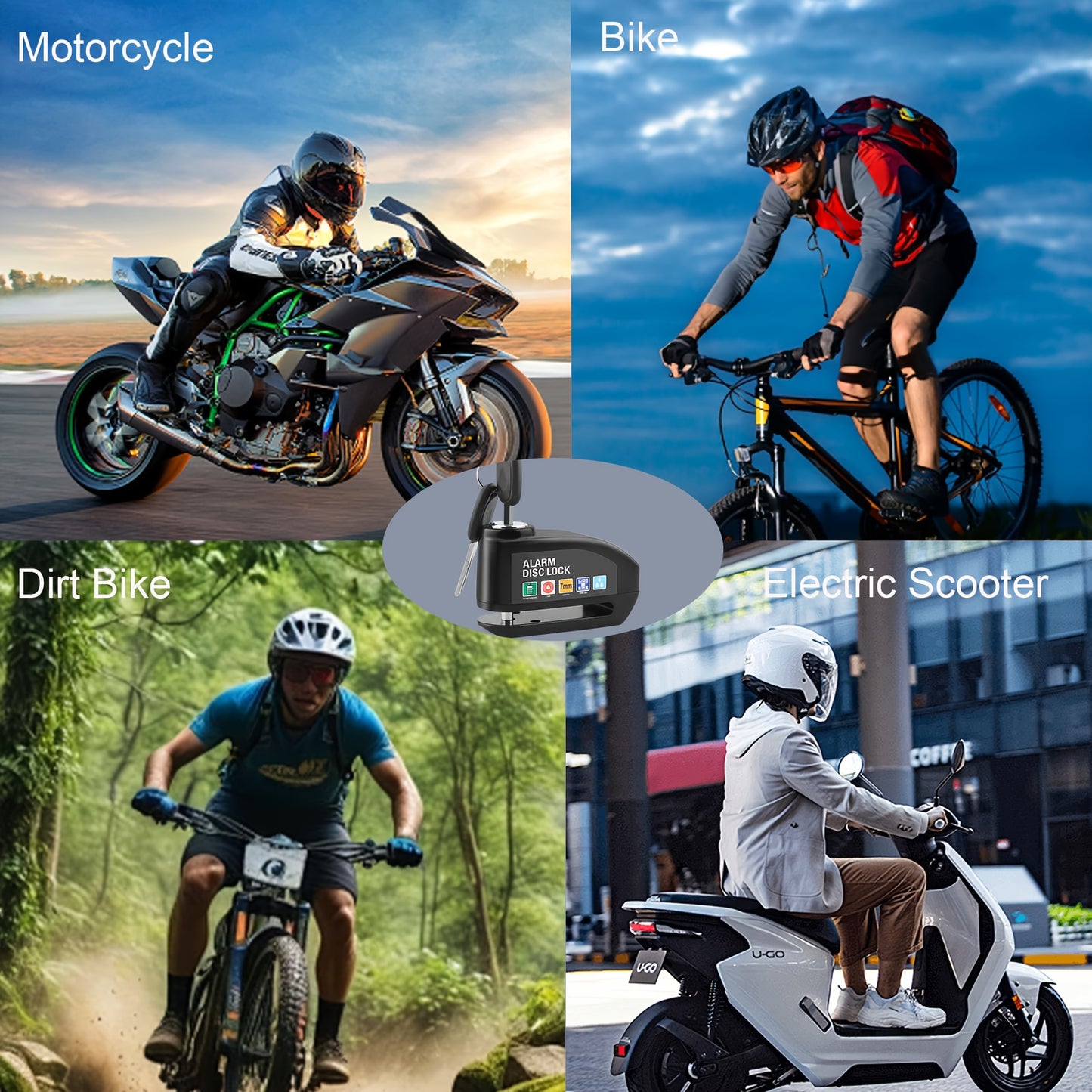Cadena Vélo, Moto Haute sécurité