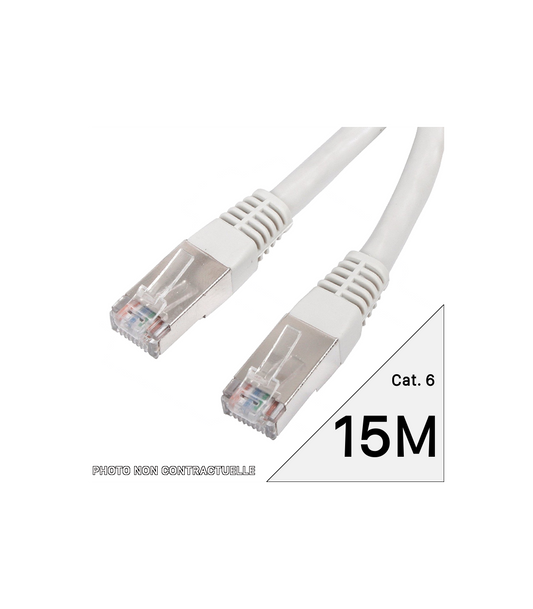 Câble RJ45 catégorie 6 S/FTP 15m