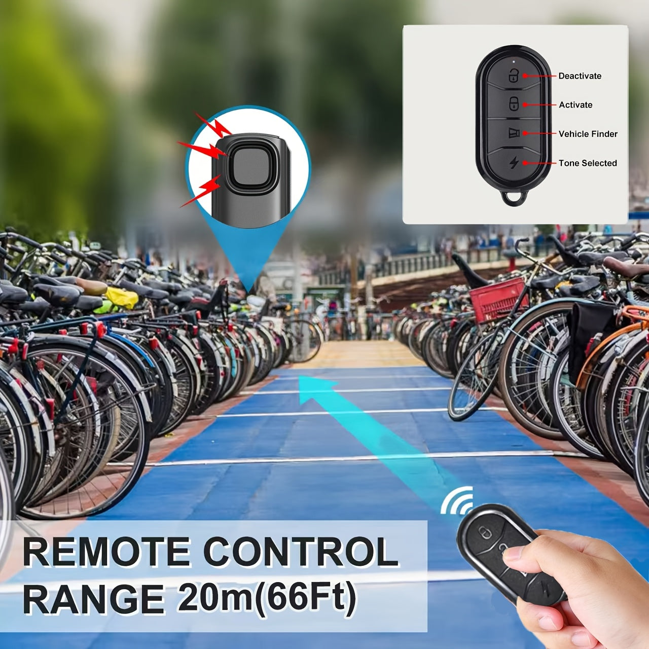 Alarm Vélo Wireless Motion Sensor