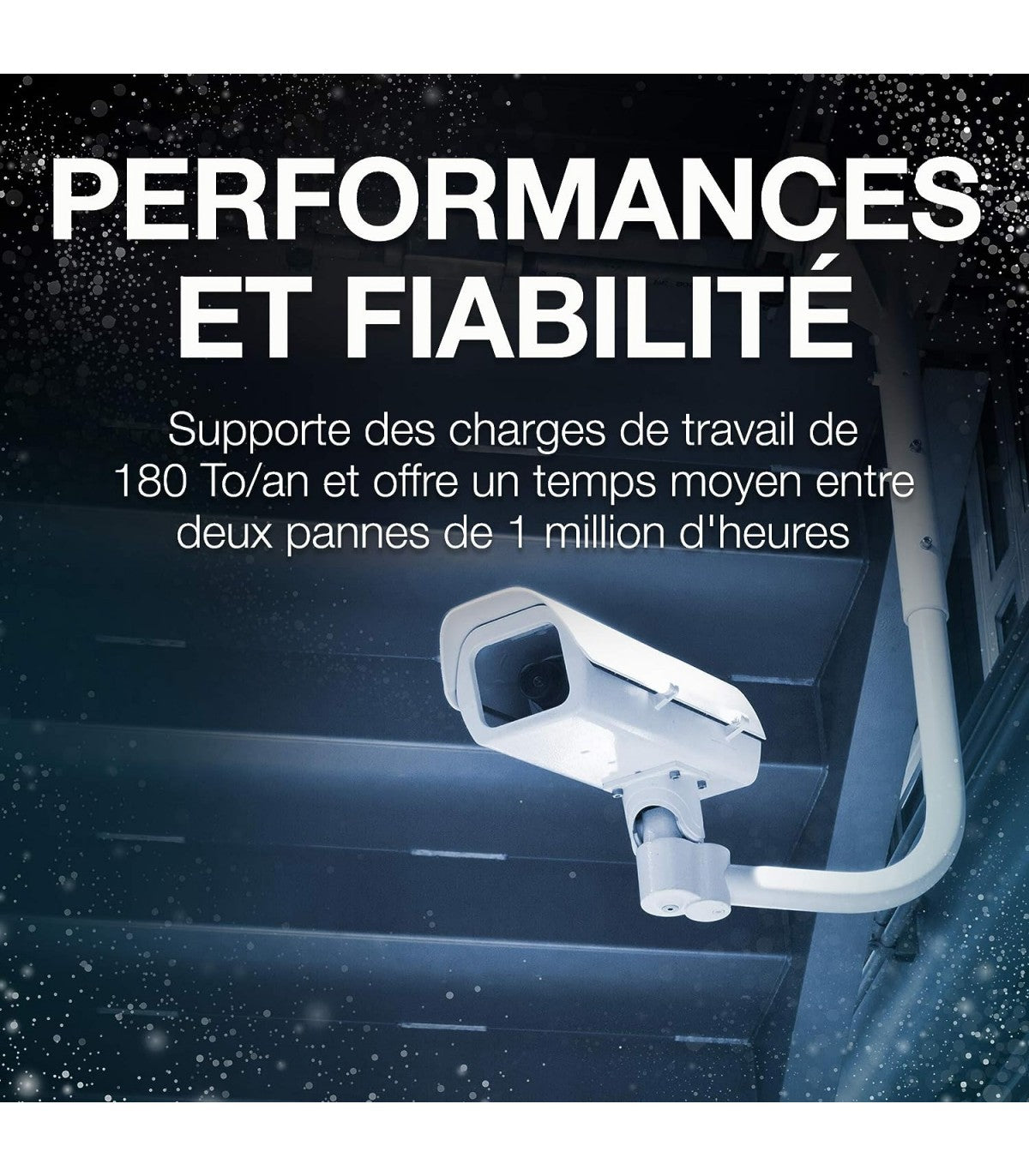 Seagate SkyHawk 10 To disque dur interne de surveillance HDD 3,5" SATA 6 (ST10000VE001)